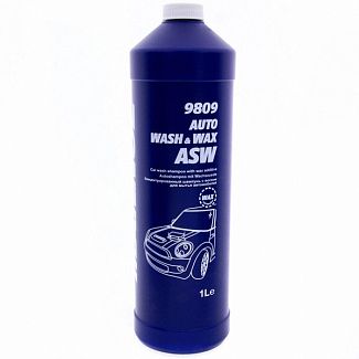 Автошампунь Auto Wash&Wax ASW 1л супер-концентрат з воском Mannol