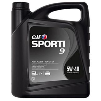 Масло моторное синтетическое 5л 5W-40 Sporti 9 C3 ELF