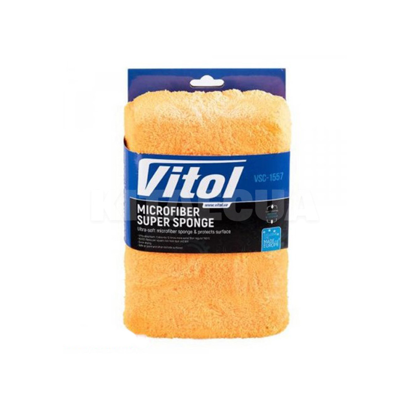 Губка микрофибра 20 x 14 x 7 см VITOL (VSC-1557)