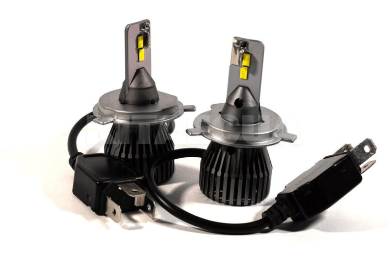 LED лампа для авто H4 P43t 52W 5000K (комплект) HeadLight (37004854)