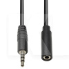 Кабель mini Jack 3.5 mm - mini Jack 3.5 mm M-F 1м черный PowerPlant (CA912841)