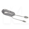 Кабель USB microUSB 2м сірий PowerPlant (CA910519)