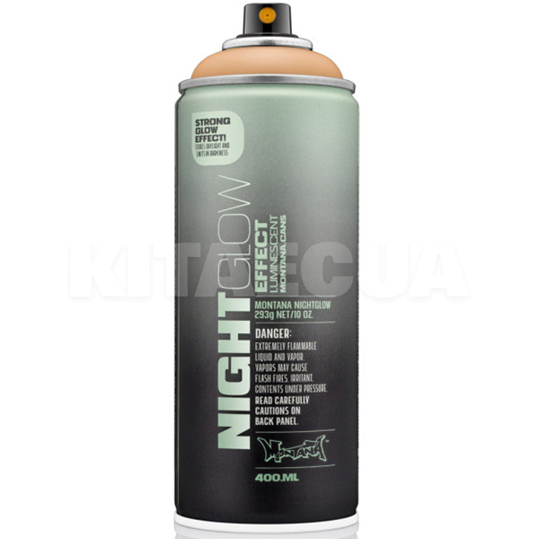 Краска декоративная фосфоресцентная 400мл NG2000 оранжевая матовая Night Glow MONTANA (448492-MONTANA)
