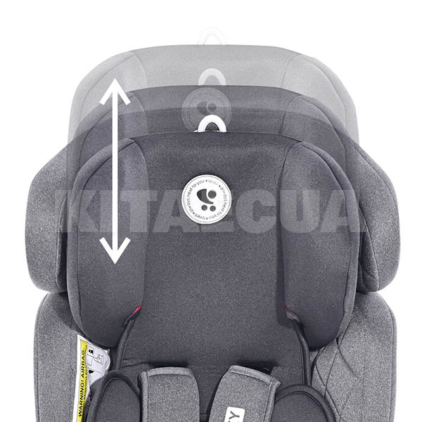 Автокресло детское Galaxy Light Grey 0-36 кг Lorelli (10071352110) - 3