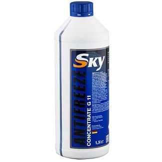 Антифриз-концентрат cиний 1.5л G11 -38 °С SKY