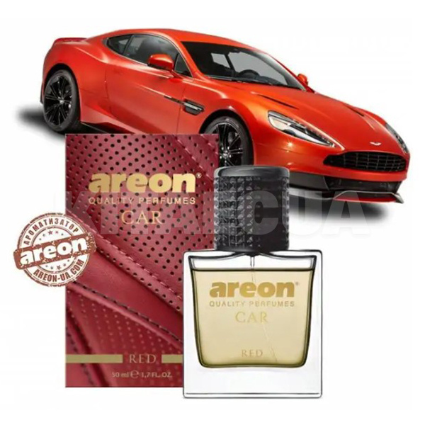 Ароматизатор "червоний" CAR 50мл Perfume Glass Red AREON (MCP03)