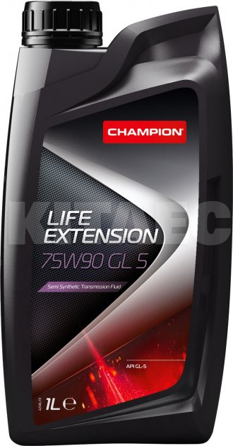 Масло трансмиссионное полусинтетическое 1л 75W-90 LIFE EXTENSION Champion (8203701)