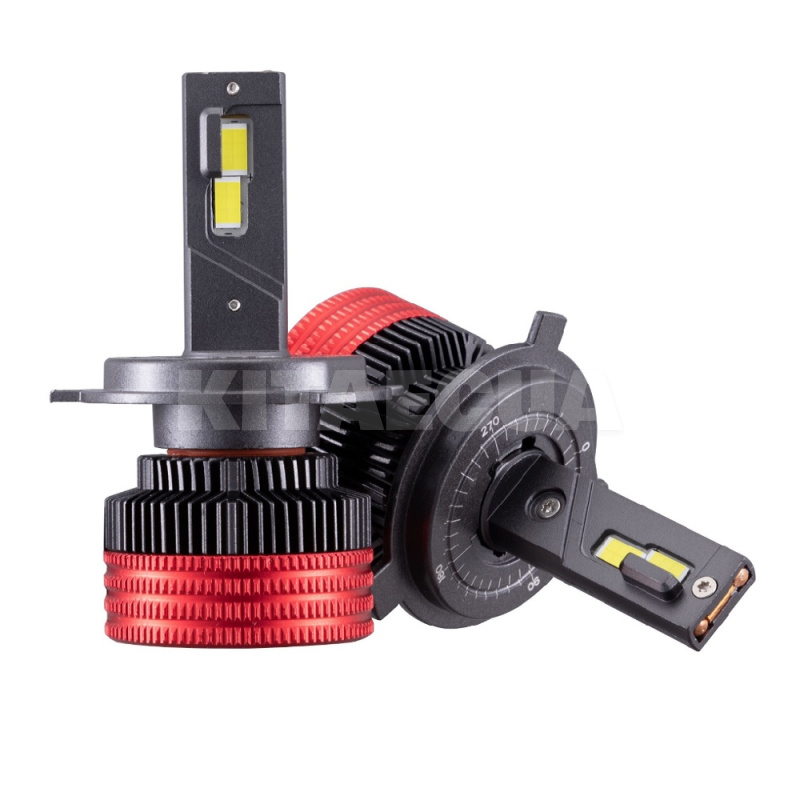 LED лампа для авто K12 H4 75W 6000K STELLAR (6116)