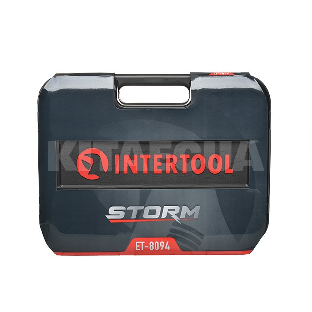 Набір інструментів 1/2" & 1/4" 94 предмета Cr-V STORM Intertool (ET-8094) - 4