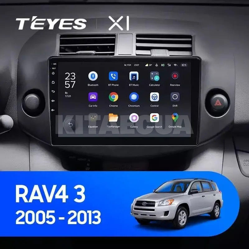 Штатная магнитола X1 2+32Gb 10" Toyota RAV4 3 XA30 2005-2013 Teyes (26896) - 2