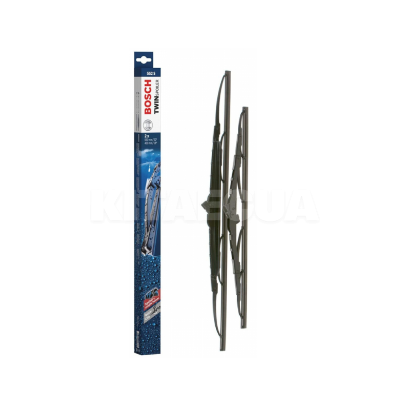 Щітка склоочисника (двірник) 550/400мм каркасна Bosch (3 397 118 427)