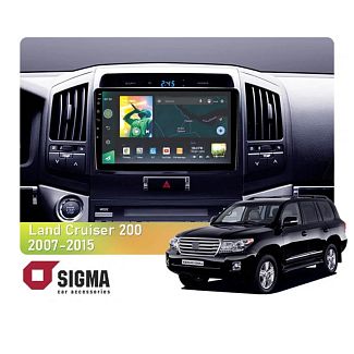 Штатная магнитола X10232 2+32 Gb 10" Toyota Land Cruiser 11 200 2007-2015 (F1) SIGMA4car