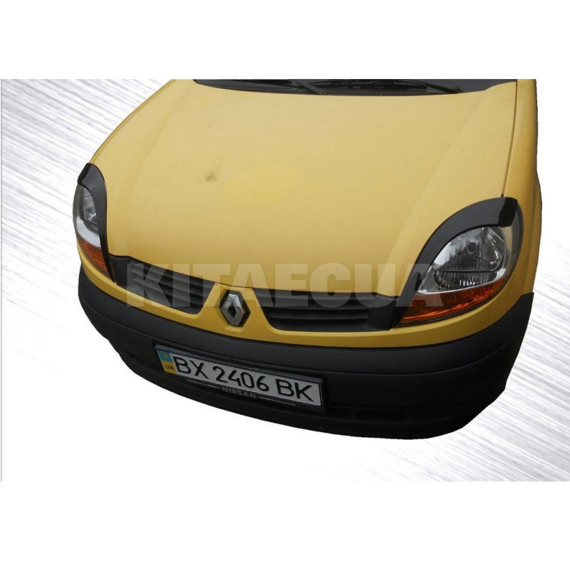 Ресницы фар на Renault Kangoo (2003-2008) черный мат 2 шт. Digital Designs (rr034) - 3