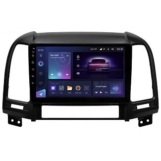 Штатна магнітола CC3 2k 4+32Gb 9" Hyundai Santa Fe 2 2006-2012 Teyes