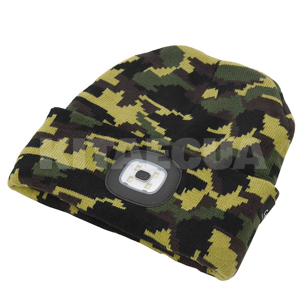 Шапка со светодиодным фонариком и USB-зарядкой ARMY CATTARA (DO 14020) - 3