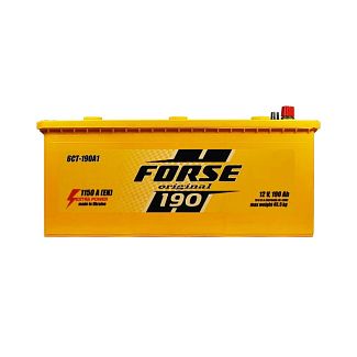 Аккумулятор автомобильный 190Ач 1150А "+" слева FORSE
