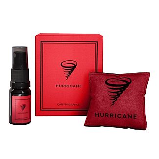 Ароматизатор автомобильный "красный" 10 мл на дефлектор HURRICANE