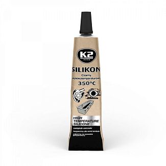 Герметик автомобільний універсальний 21г BLACK SILICON +350С чорний K2