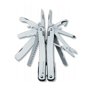 Мультитул в кожаном чехле с поворотной клипсой 27в1 Victorinox