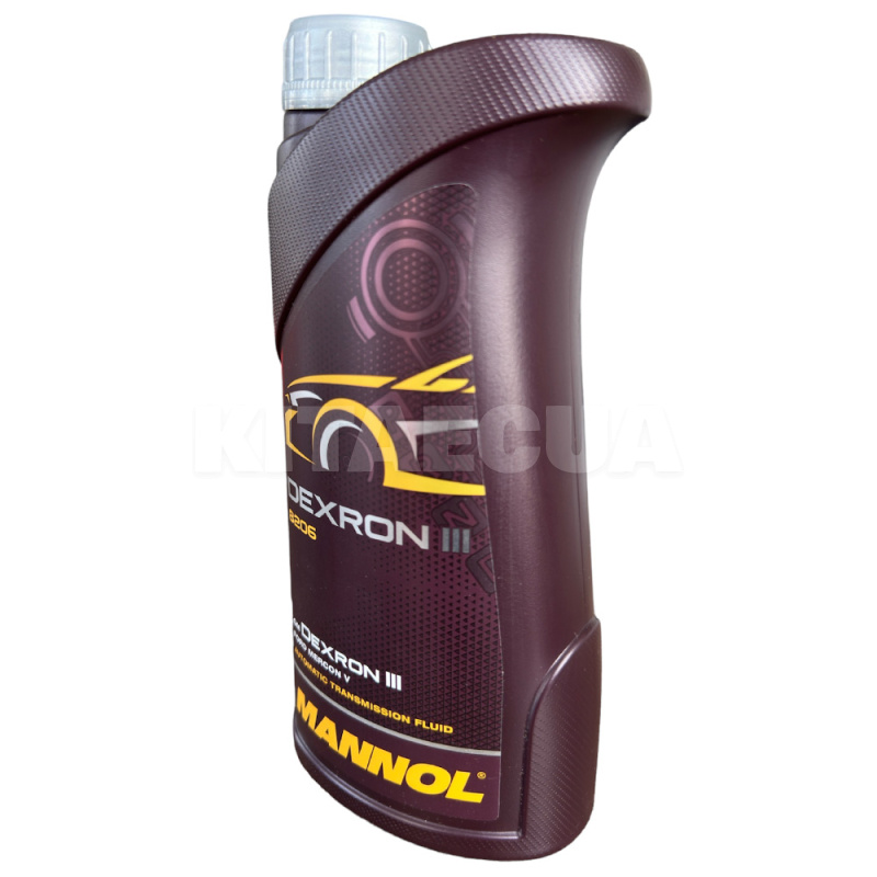 Олія трансмісійна ATF III Dexron Plus (У ГУР) 1л синтетичний Mannol (MN8206-1) - 5