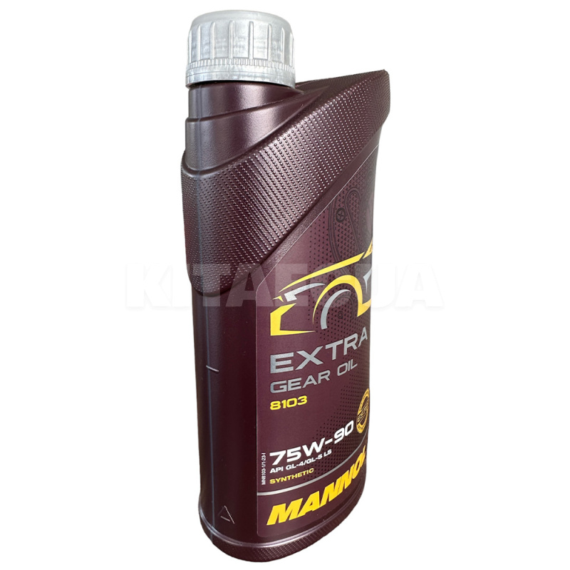 Масло трансмиссионное Extra Getriebeoel 1л 75W-90 синтетическое Mannol (MN8103-1) - 3