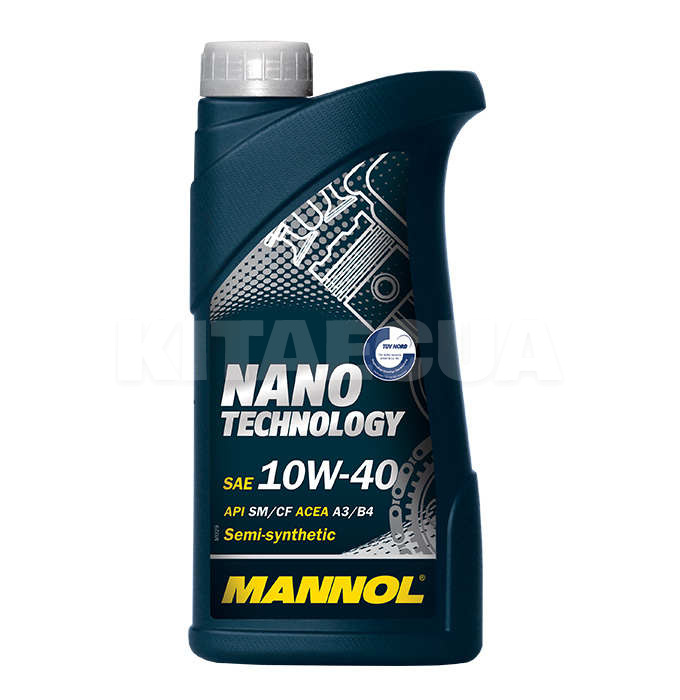 Масло моторне напівсинтетичне 1л 10W-40 Nano Technology Mannol (MN7503-1) - 2