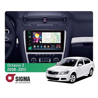 Штатная магнитола PRO 10464 4+64 Gb 10 Skoda Octavia 2 A5 2008-2013 серебристый SIGMA4car