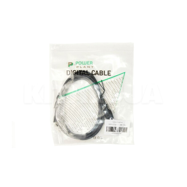 Кабель Type-C - USB BM 1.5м черный PowerPlant (KD00AS1275) - 3