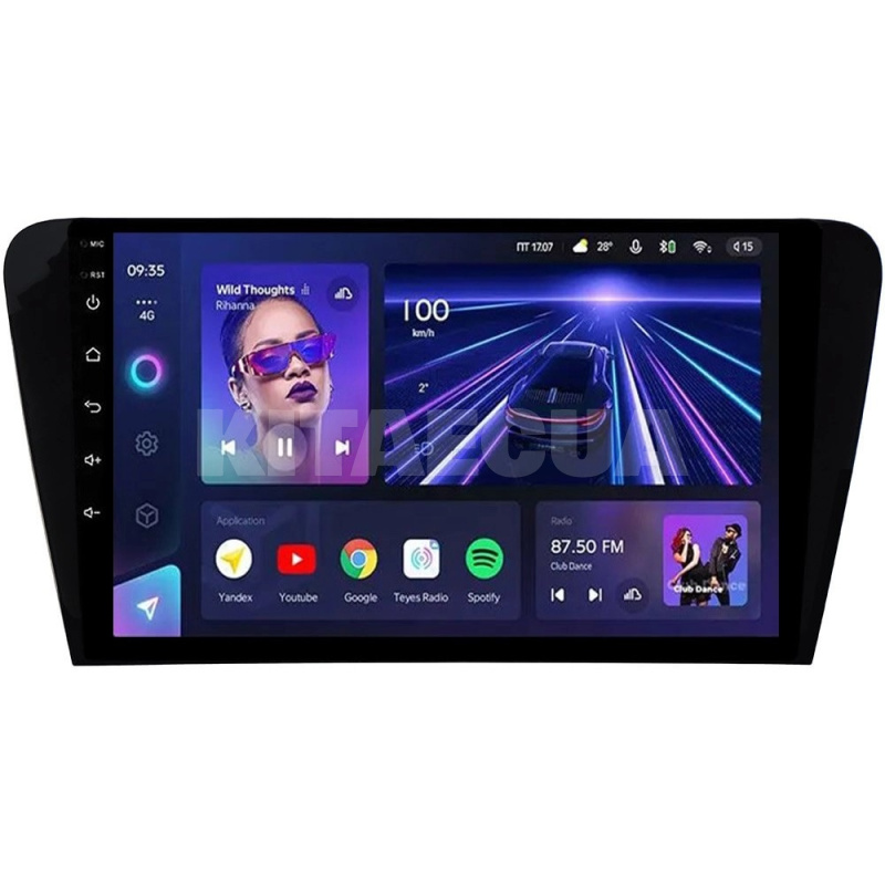 Штатная магнитола CC3L 4+64 Gb 10" Skoda RAPID 2013-2017 Teyes (56978)