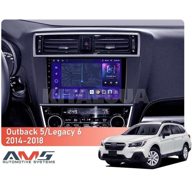 Штатная магнитола MOSS M3 4+32 ГБ 9" Subaru Outback 5 2014-2018 (L1) AMS (50666) - 2