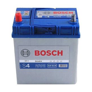 Аккумулятор автомобильный S4 019 40Ач 330А "+" слева Bosch