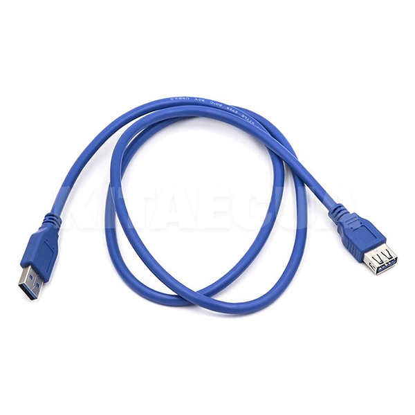 Кабель USB AF - AM 1м синий PowerPlant (CA911134)
