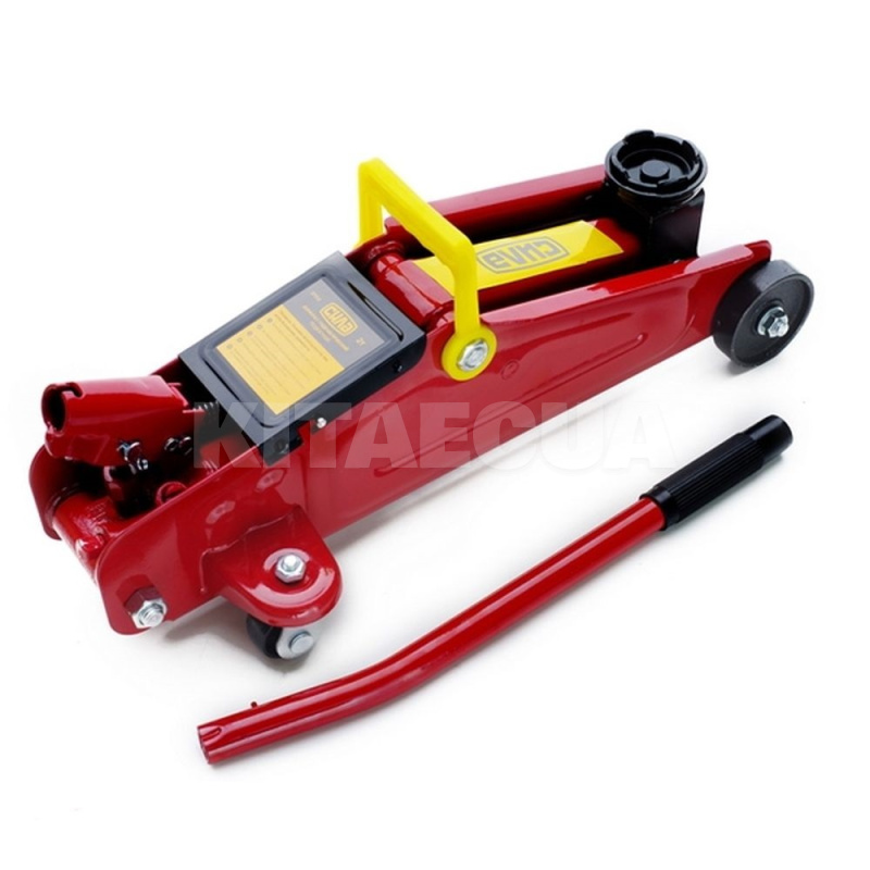 Домкрат гідравлічний підкатний до 2 т (135мм-335мм) у кейсі СИЛА (271212)