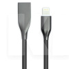 Кабель USB Lightning 2.4A 2м чорний PowerPlant (CA911806)