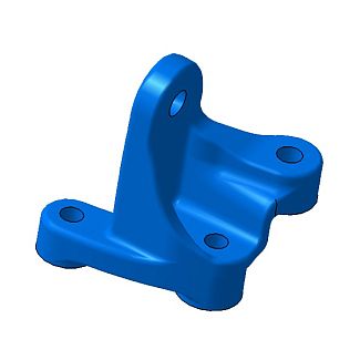 Кронштейн подушки двигателя левой ОРИГИНАЛ