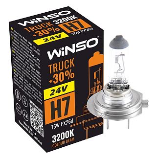 Галогенна лампа H7 75W 24V TRUCK +30% Winso