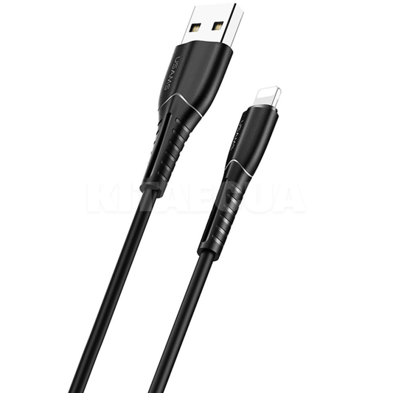 Кабель USB Lightning 2А U35 1м чорний USAMS (SJ364USB01)