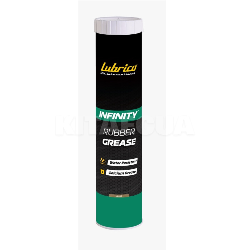 Мастило кальцієве 0,38кг INFINITY RUBBER GREASE NO: 2 зелене LUBRICO (L-1103-10200004)