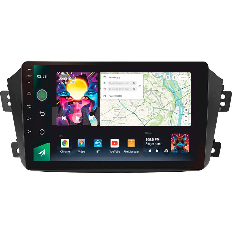 Штатная магнитола PRO 9464 4+64 Gb 9" Geely Emgrand EX7 2011-2019 SIGMA4car (39605)