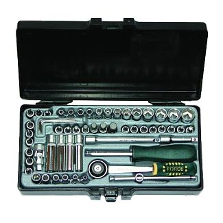 Набор торцевых головок 57 предметов 1/4" FORCE