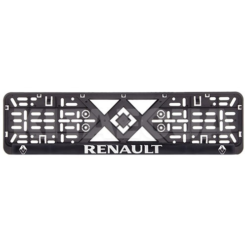 Рамка номерного знака пластик, с рельефной надписью RENAULT VITOL (50272)
