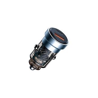 Автомобильное зарядное устройство 1 USB / 1 Type-C 30W черное AZEADA Coolle PD-C36 Proda