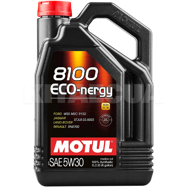 Масло моторное синтетическое 5л 5W-30 8100 ECO-nergy MOTUL (102898)