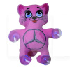 Іграшка для автомобіля рожева на присосках Кіт Саймон "Mercedes-Benz" (0012)