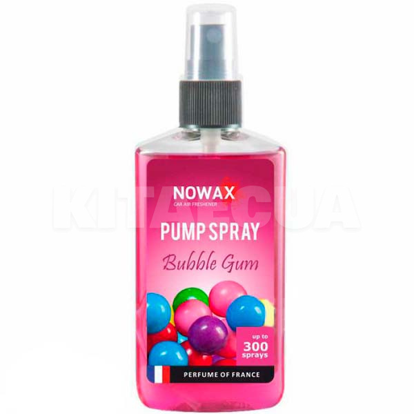 Ароматизатор "жвачка" 75мл PUMP SPRAY Bubble Gum NOWAX (NX07526)