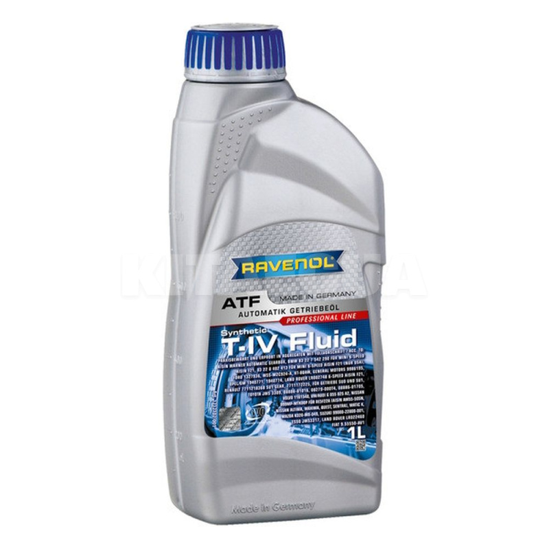 Масло трансмиссионное синтетическое 1л atf t-IV fluid RAVENOL (RAV ATF T-IV FLUID 1)