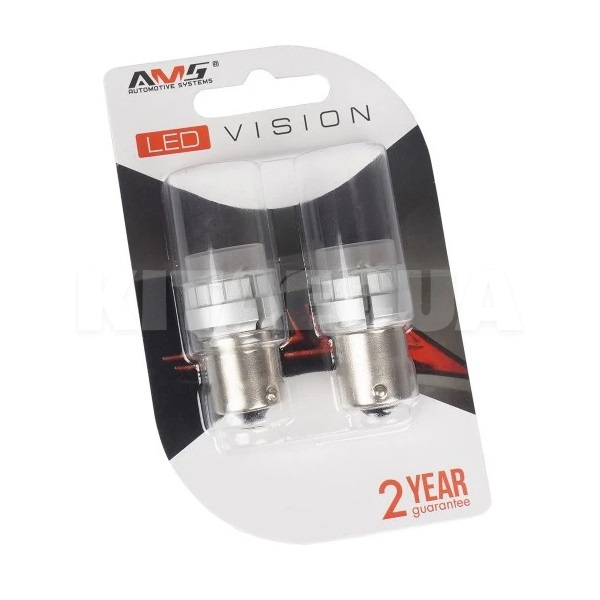 Светодиодная лампа V8 12V P21W 1300K (компл.) AMS (41267) - 2