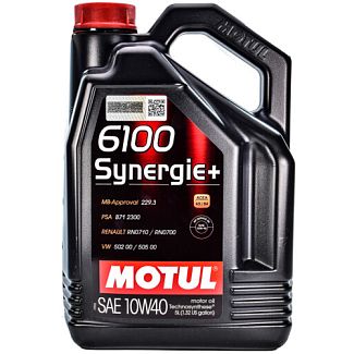 Масло моторное полусинтетическое 5л 10W-40 6100 Synergie+ MOTUL - Kitaec.ua Масло моторное полусинтетическое 5л 10W-40 6100 Synergie+ MOTUL
