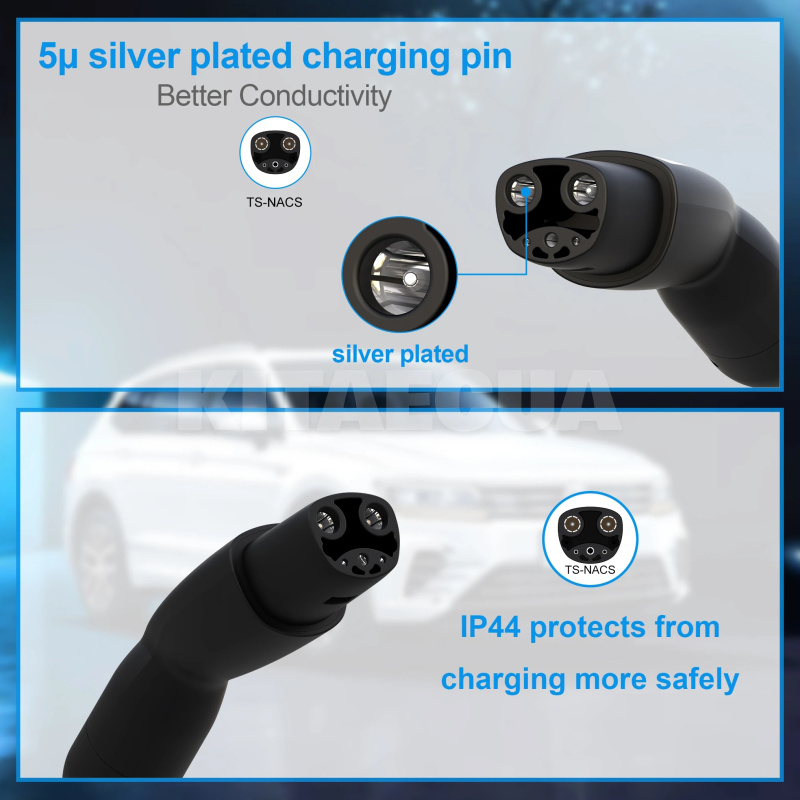 Зарядка для электромобиля Type Tesla 3.7 кВт 16А 1-фаза EVSOW (EV3.5-16-1PH-TS) - 7