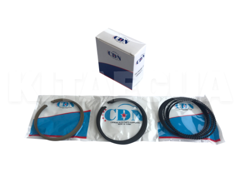 Кільця поршневі 0.25 2.0 L CDN на Chery ELARA (484J-1004030BA) - 2